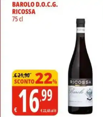 Tigros Barolo d.o.c.g. ricossa offerta