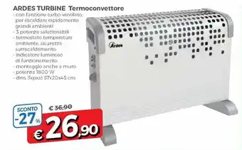 DPiù Ardes Turbine Termoconvettore offerta