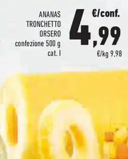 Conad Superstore Ananas tronchetto orsero offerta