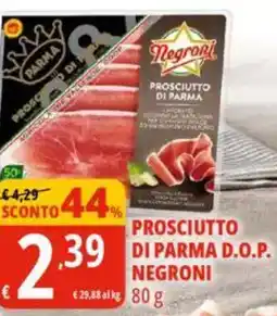 Tigros Prosciutto di parma d.o.p, negroni offerta