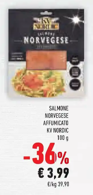 Conad Superstore Salmone norvegese affumicato KV NORDIC offerta