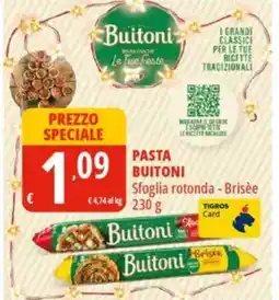 Tigros Pasta buitoni offerta