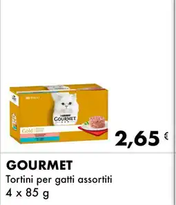 Iper Tosano Gourmet tortini per gatti assortiti offerta