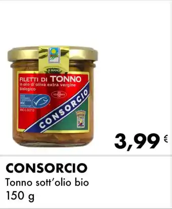 Iper Tosano Consorcio tonno sott'olio bio offerta