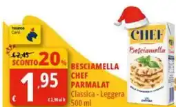 Tigros Besciamella chef parmalat classica-leggera offerta