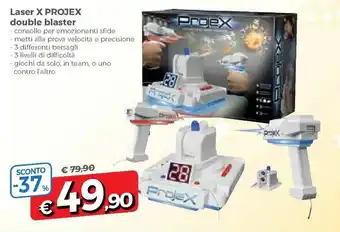 DPiù Laser X Projex double blaster offerta
