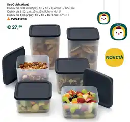 Tupperware Set Cubix (6 pz) offerta