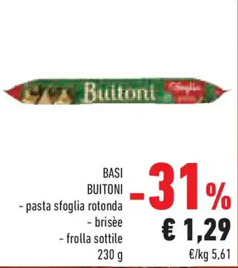 Conad Superstore Basi BUITONI offerta