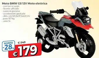 DPiù BMW Moto GS 12V Moto Elettrica offerta