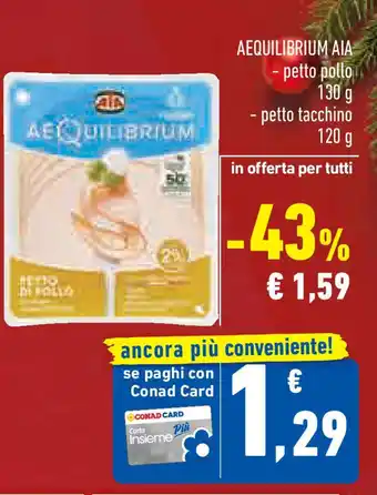 Conad Superstore AEQUILIBRIUM AIA - petto pollo offerta