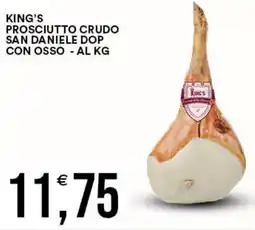 Vantaggio Cash&Carry King's prosciutto crudo san daniele dop con osso offerta