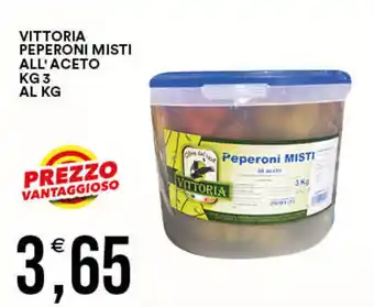 Vantaggio Cash&Carry Vittoria peperoni misti all' aceto offerta