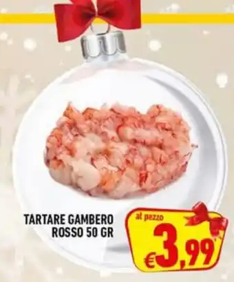 Surgelè Tartare gambero rosso offerta