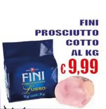 Supermercato Papale Fini prosciutto cotto offerta