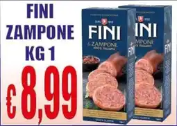 Supermercato Papale Fini zampone offerta