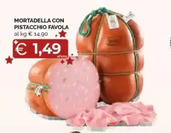 Mercatò Mortadella con pistacchio favola offerta