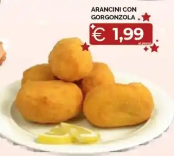 Mercatò Arancini con gorgonzola offerta