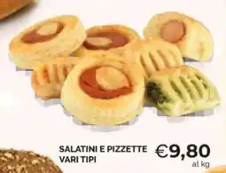 Mercatò Salatini e pizzette vari tipi offerta