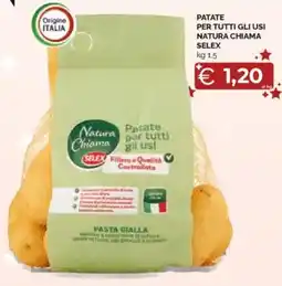 Mercatò Patate per tutti gli usi natura chiama selex offerta