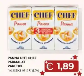 Mercatò Panna uht chef parmalat vari tipi offerta