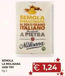 Mercatò Semola la molisana vari tipi offerta