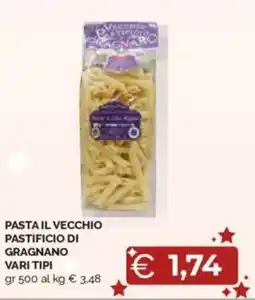 Mercatò Pasta il vecchio pastificio di gragnano vari tipi offerta