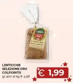 Mercatò Lenticchie selezione oro colfiorito offerta