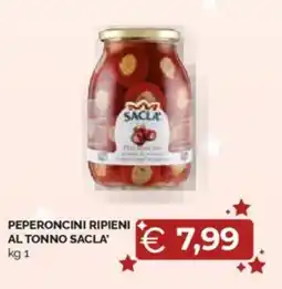 Mercatò Peperoncini ripieni al tonno SACLA' offerta