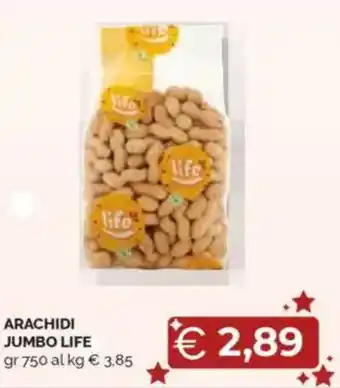 Mercatò Arachidi jumbo life offerta