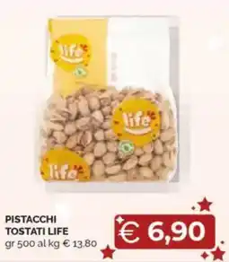 Mercatò Pistacchi tostati life offerta