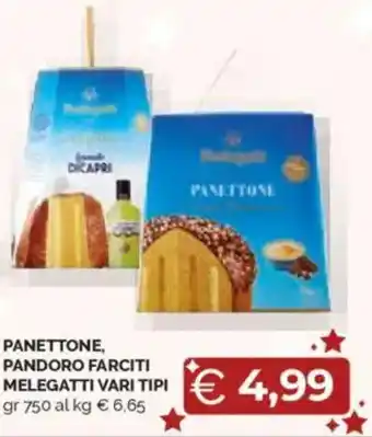 Mercatò Panettone, pandoro farciti melegatti vari tipi offerta