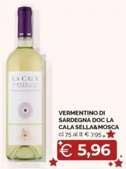 Mercatò Vermentino di sardegna doc la cala sella&mosca offerta