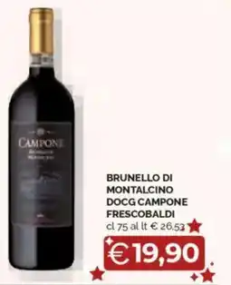 Mercatò Brunello di montalcino docg campone frescobaldi offerta