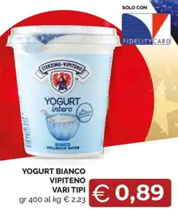 Mercatò Yogurt bianco vipiteno vari tipi offerta