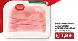 Mercatò Prosciutto cotto alta qualita' apri chiudi raspini offerta