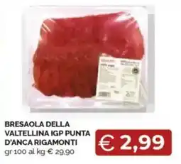 Mercatò Bresaola della valtellina igp punta d'anca rigamonti offerta