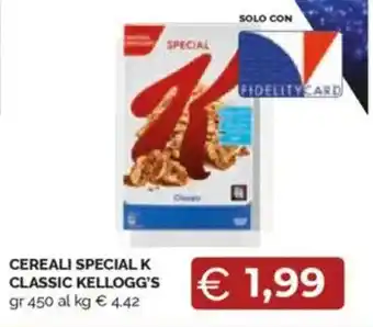 Mercatò Cereali special k classic kellogg's offerta