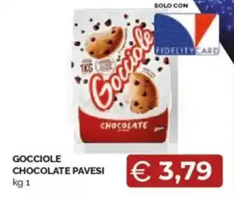 Mercatò Gocciole chocolate pavesi offerta