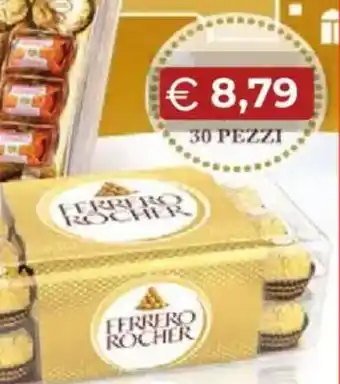 Mercatò Ferrero rocher 30 pezzi offerta