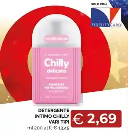 Mercatò Detergente intimo chilly vari tipi offerta