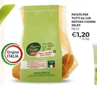 Mercatò Patate per tutti gli usi natura chiama SELEX offerta