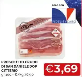 Mercatò Prosciutto crudo di san daniele dop citterio offerta