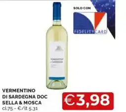 Mercatò Vermentino di sardegna doc sella & mosca offerta