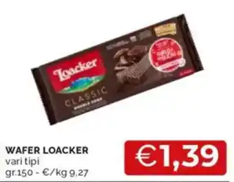 Mercatò WAFER LOACKER vari tipi offerta