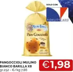 Mercatò Pangoccioli mulino bianco barilla x8 offerta