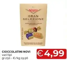 Mercatò Cioccolatini novi vari tipi offerta