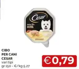 Mercatò Cibo per gatti cesar vari tipi offerta