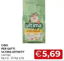 Mercatò Cibo per gatti ultima affinity vari tipi offerta