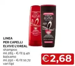 Mercatò Linea per capelli elvive l'oreal offerta