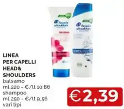 Mercatò Linea per capelli head& shoulders offerta